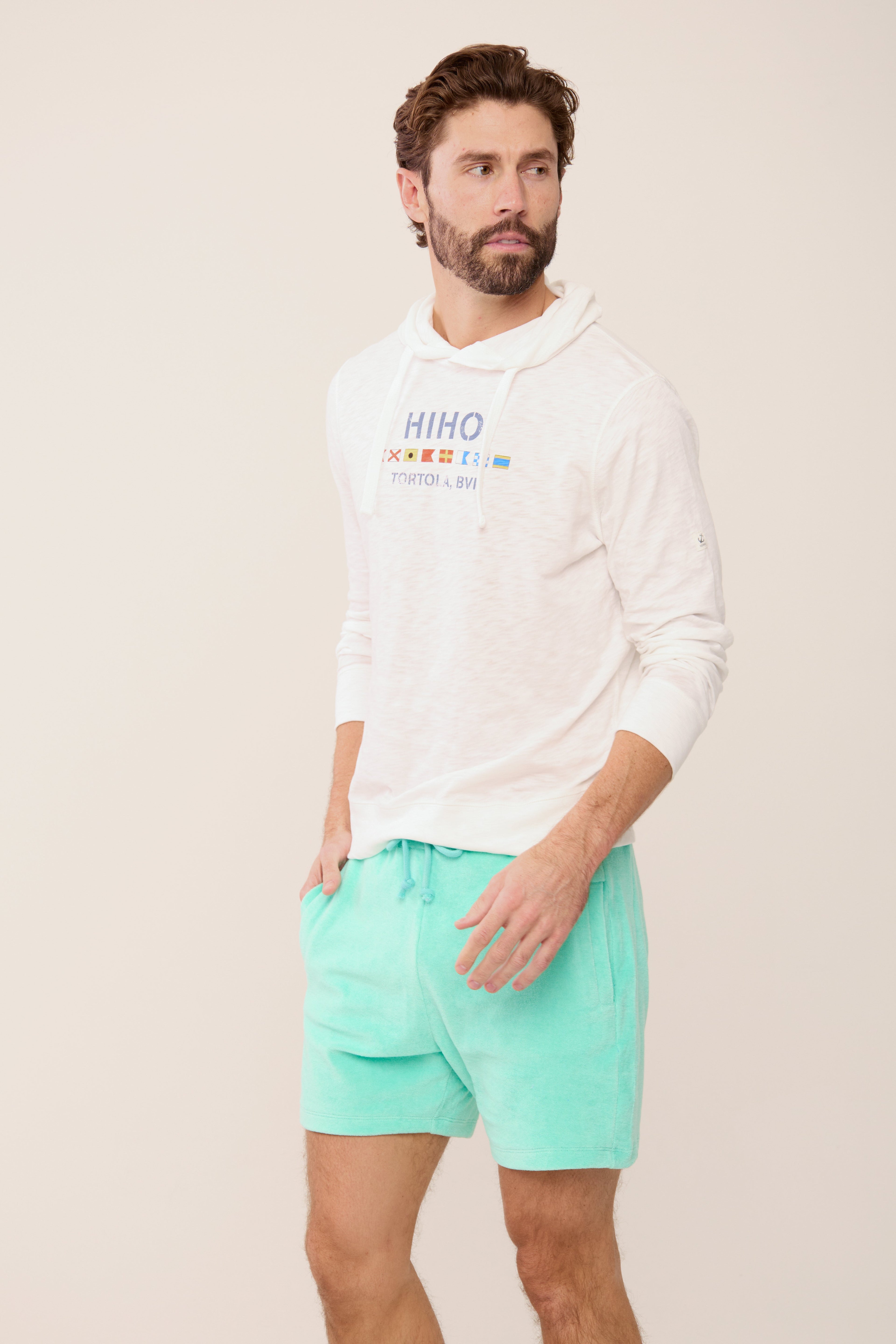 Ned Hoodie HIHO Flag - White