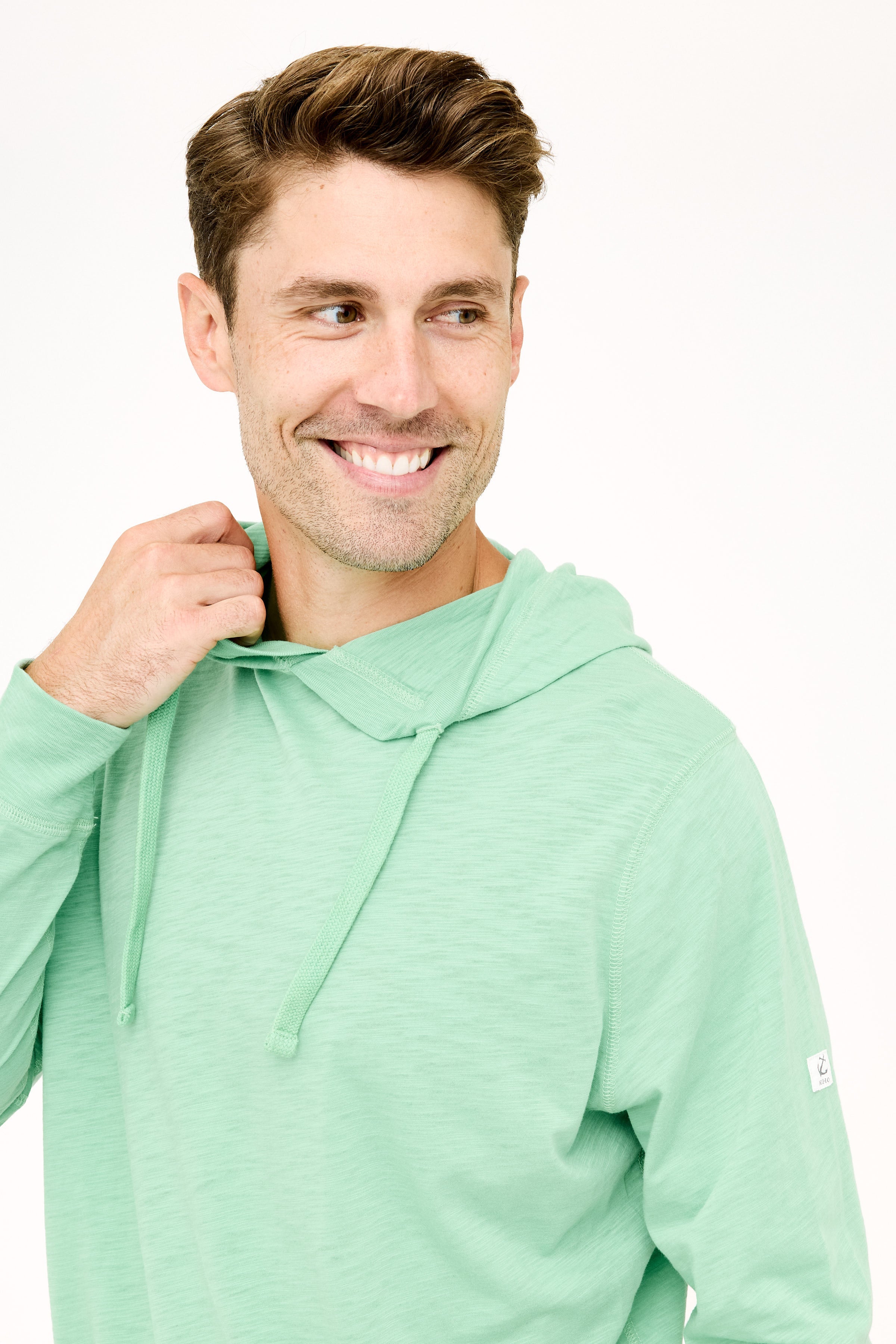 Ned Hoodie - Zephyr Green