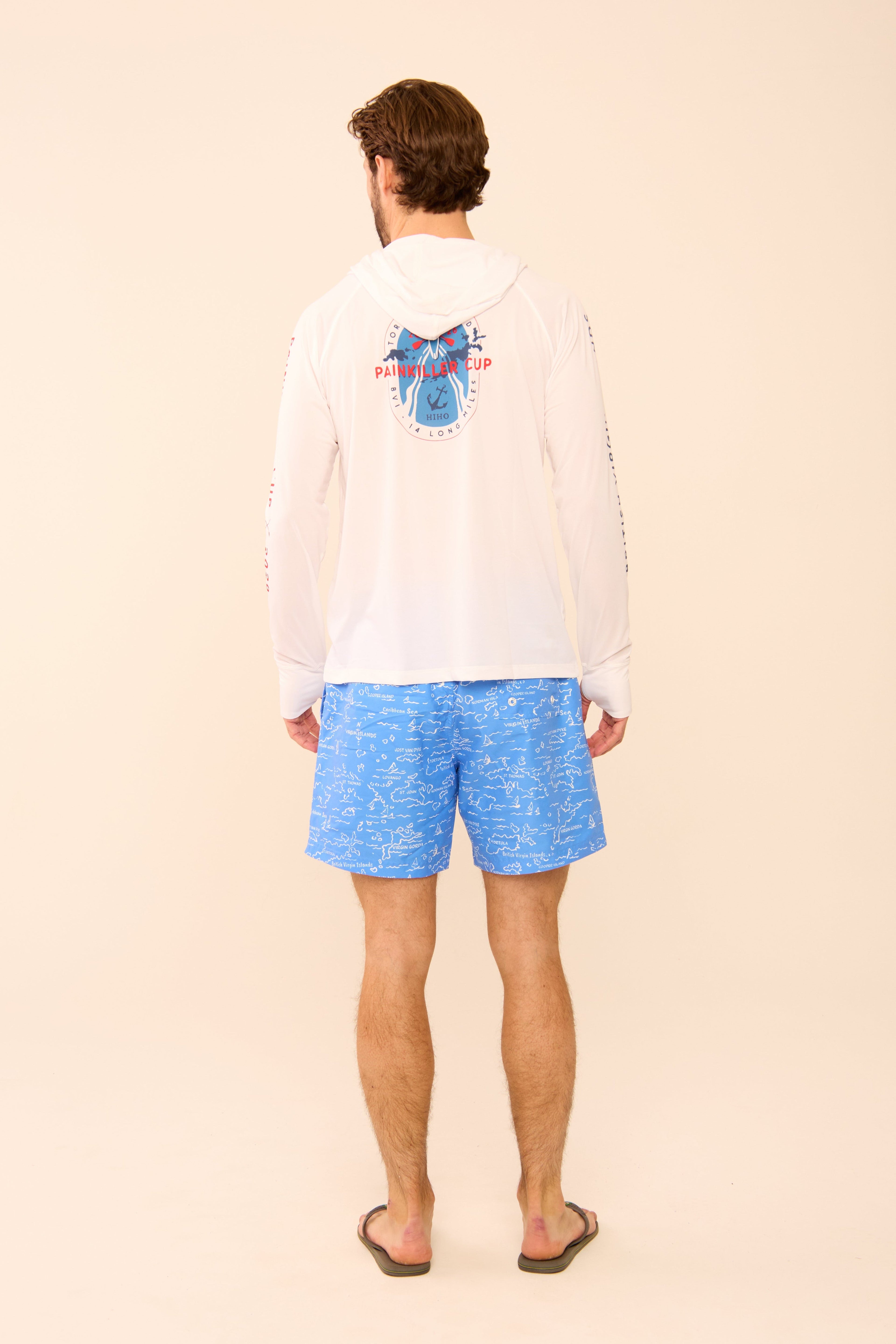 Eli Hoodie Painkiller Cup 2026 UPF50 Top - White