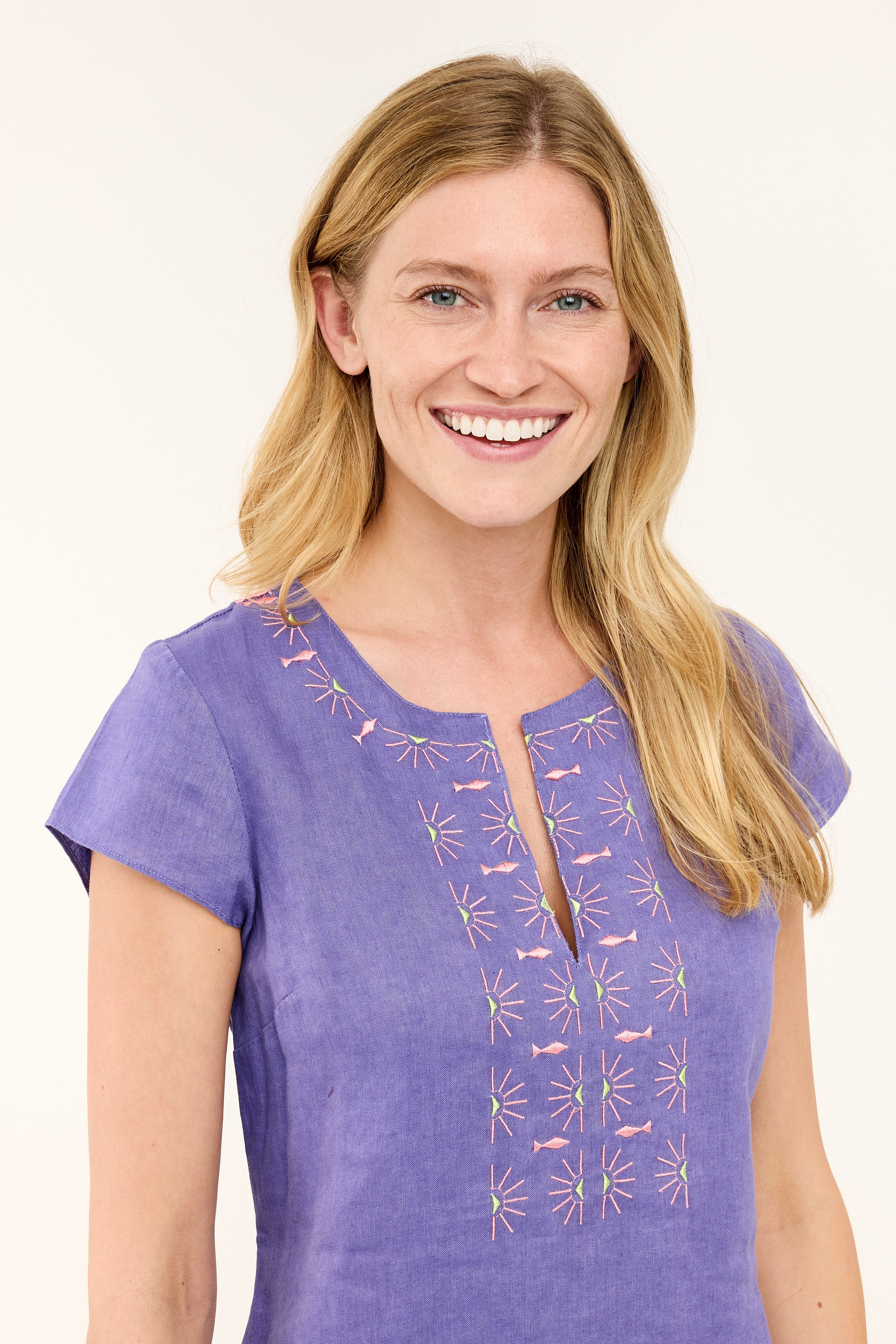 Rachel Dress - Skipper Blue