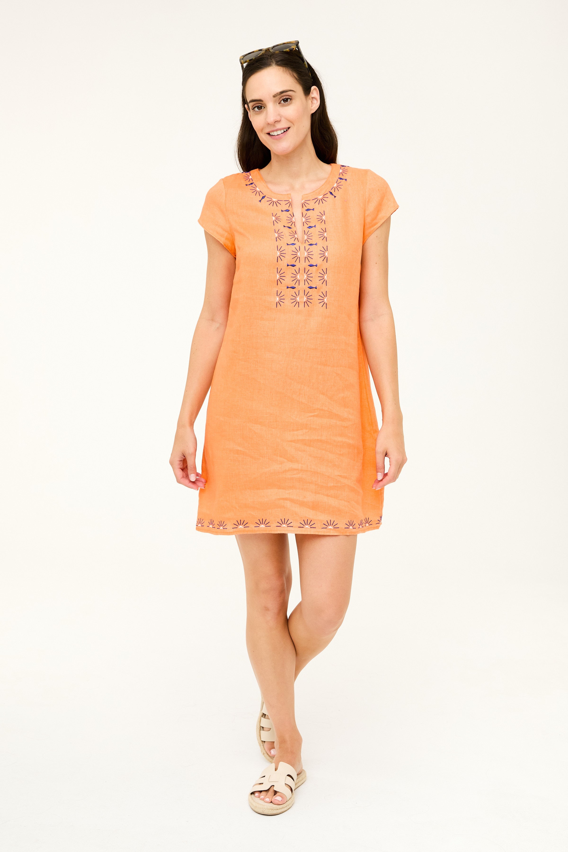 Rachel Dress - Vermillion