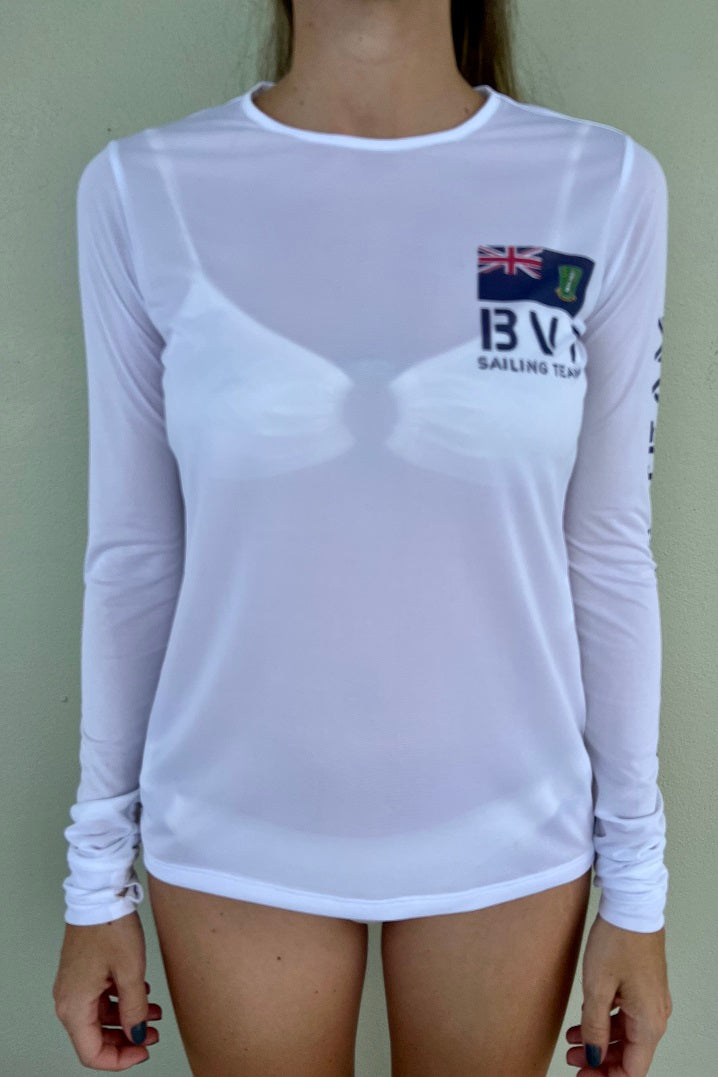 BVI Sailing Team UPF50 Top - White