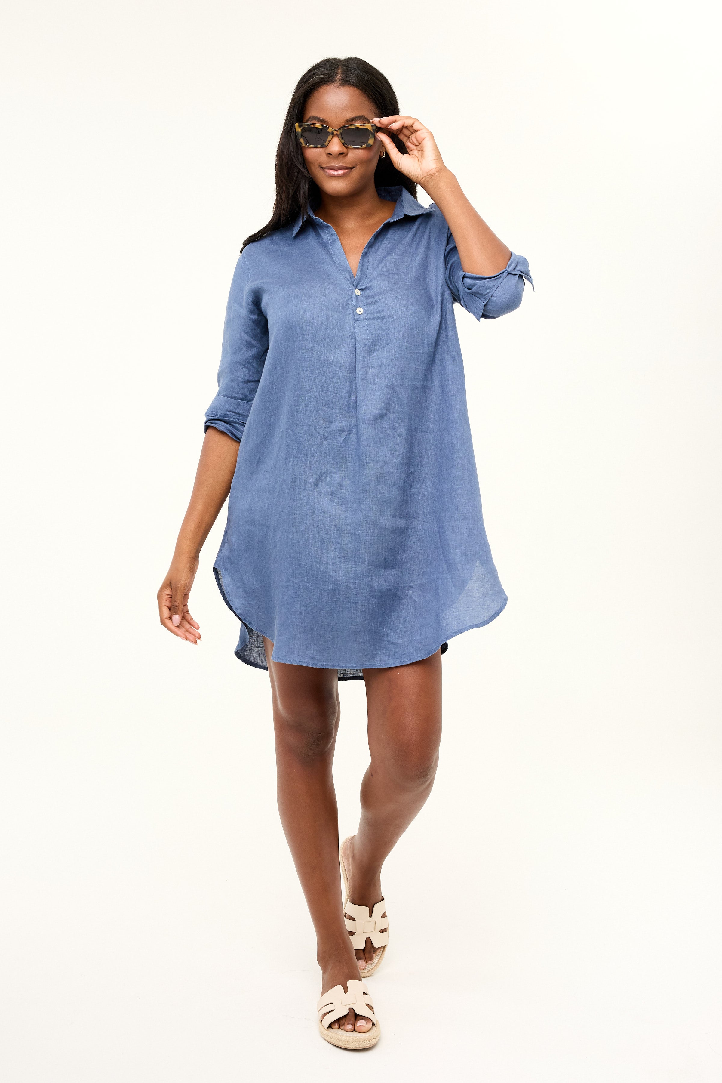 Sapphire Dress - Vintage Indigo