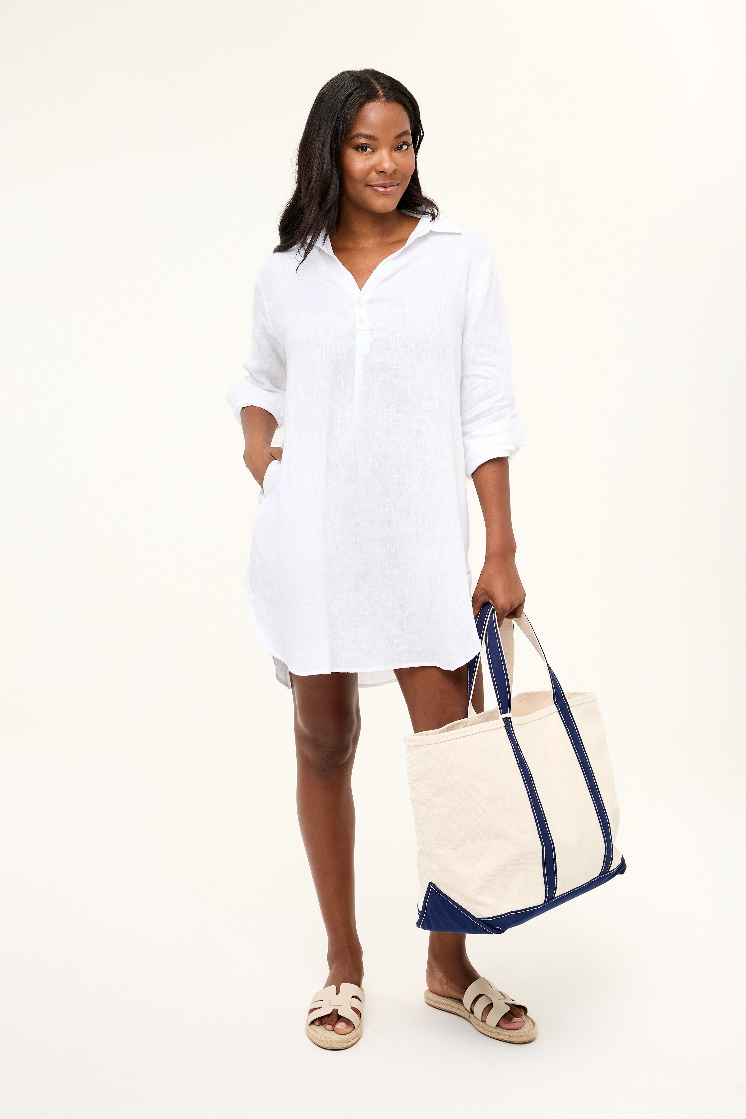 Sapphire Dress - White