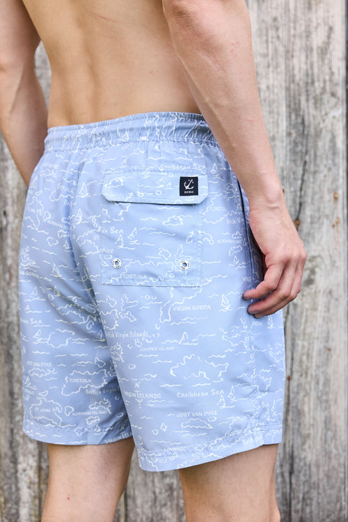 Barbuda Trunk - VI Map Lavender