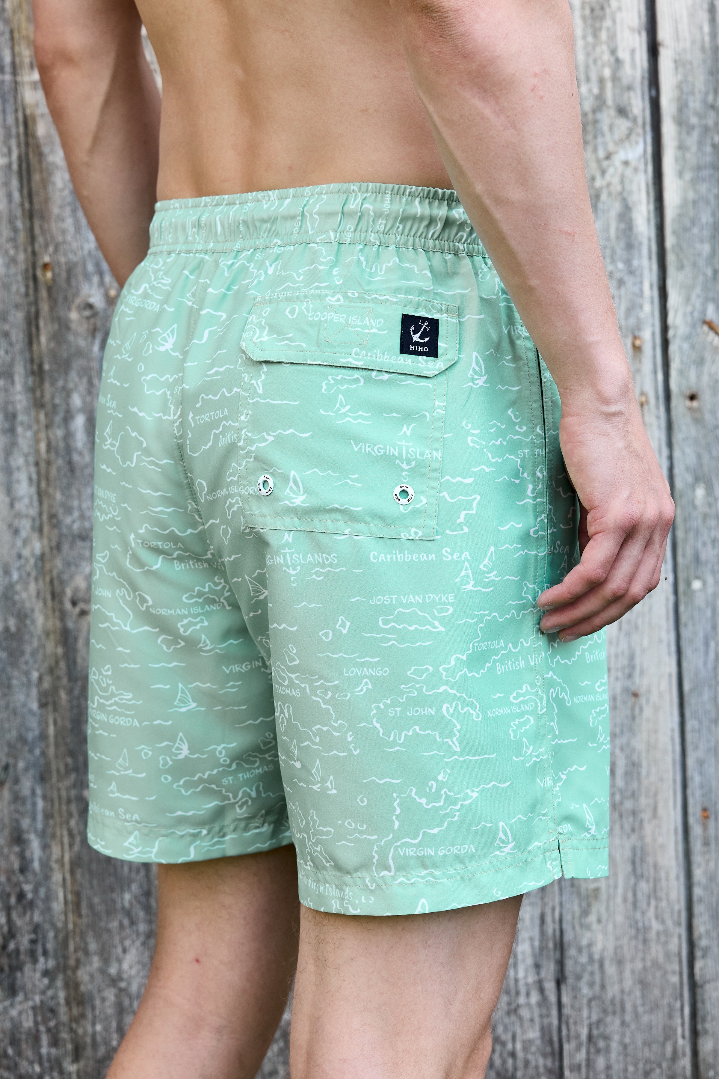 Barbuda Trunk - VI Map Zephyr Green