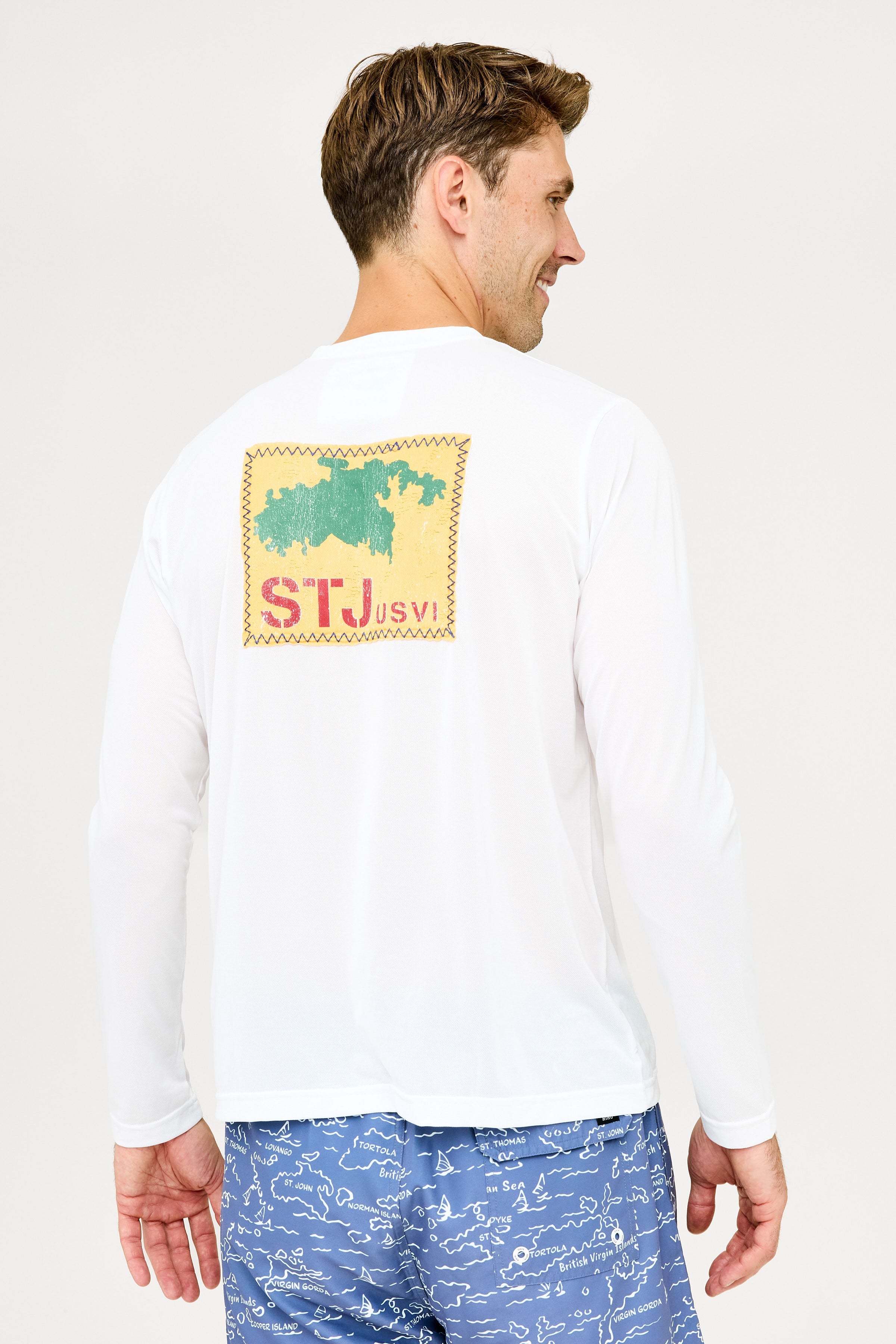 STJ Patch UPF50 Shirt - White