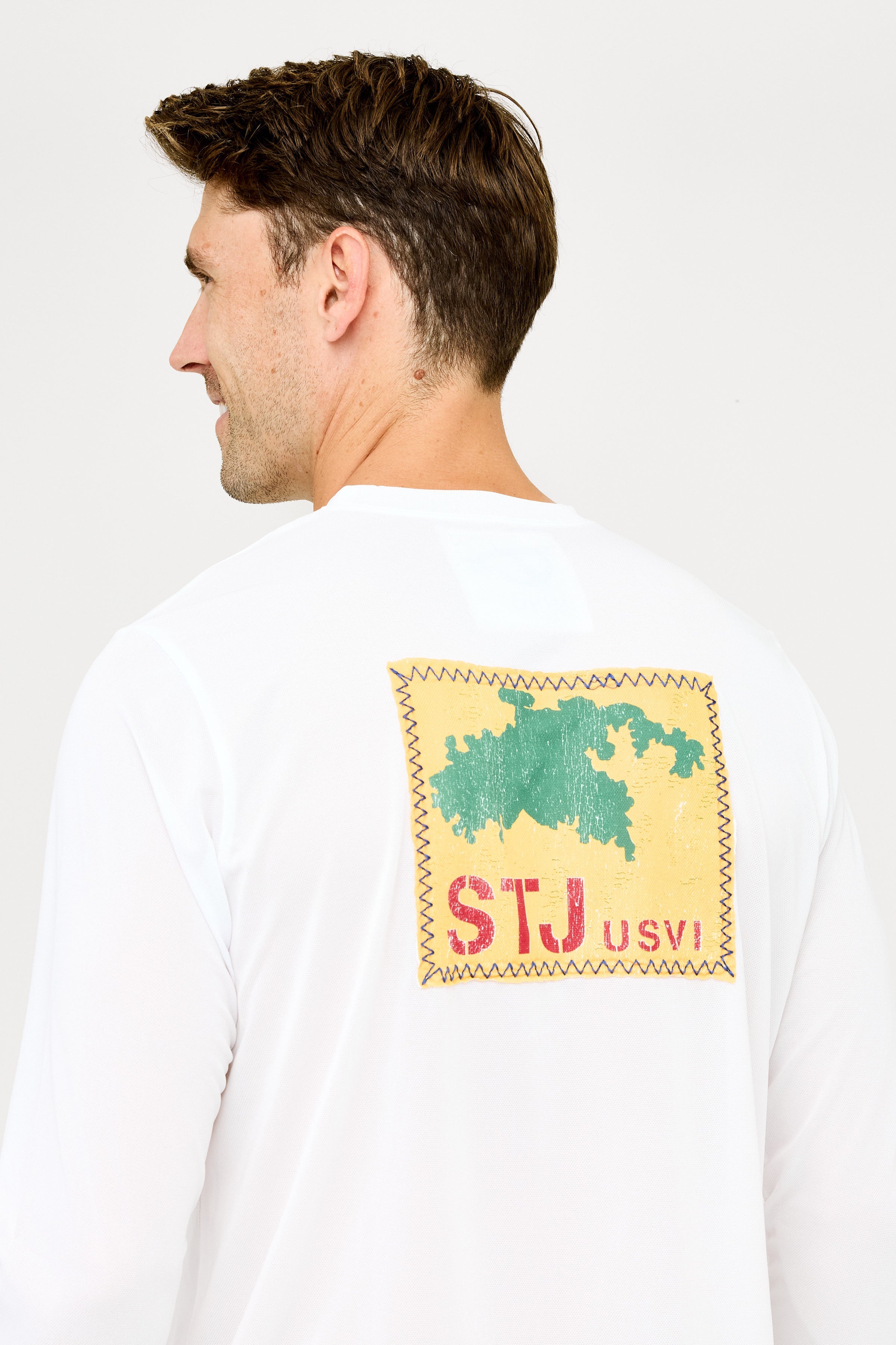 STJ Patch UPF50 Shirt - White