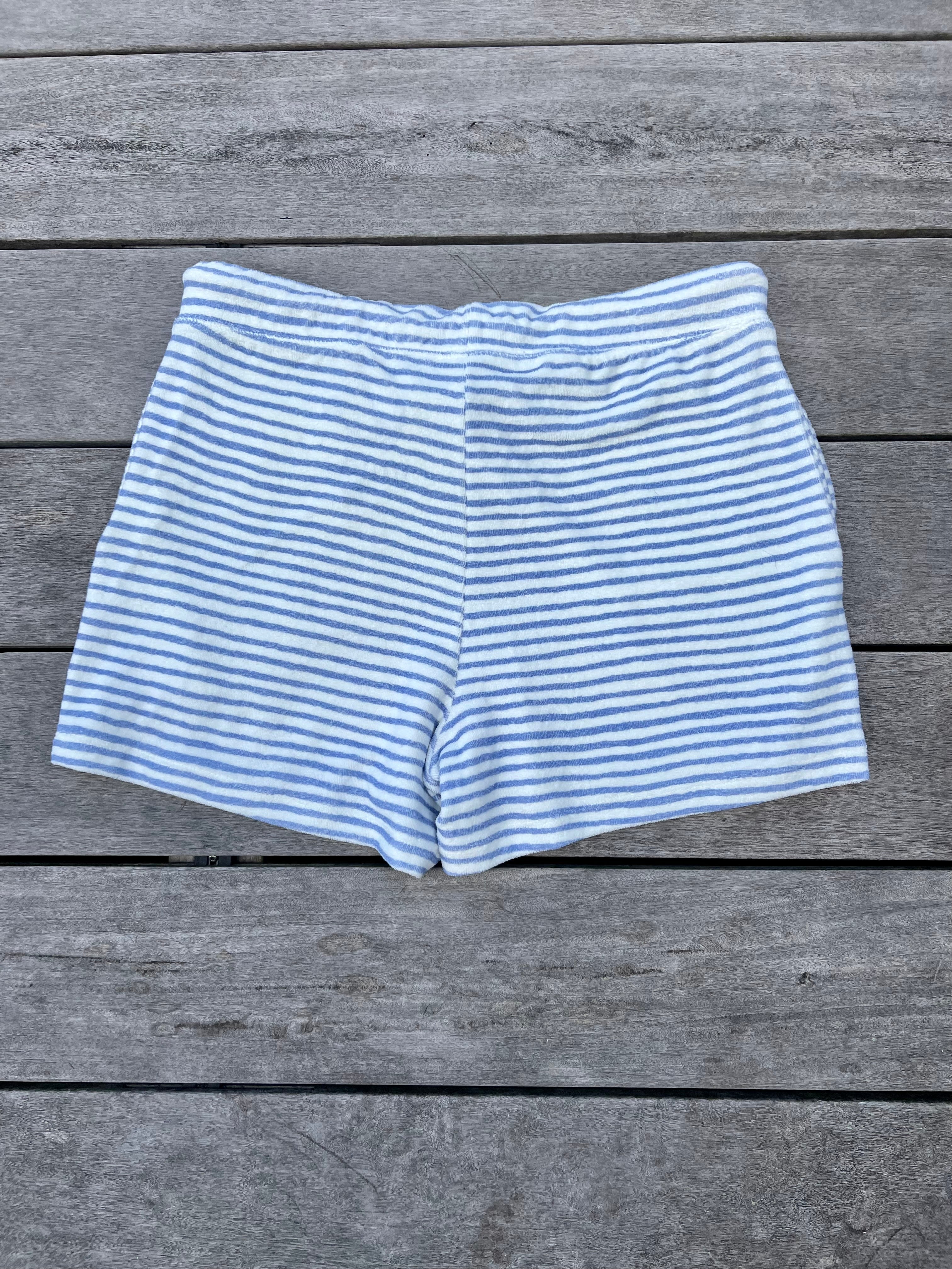 Terry Shorts - Lavender Stripe