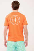 Tortola Compass T-Shirt - Rum Punch