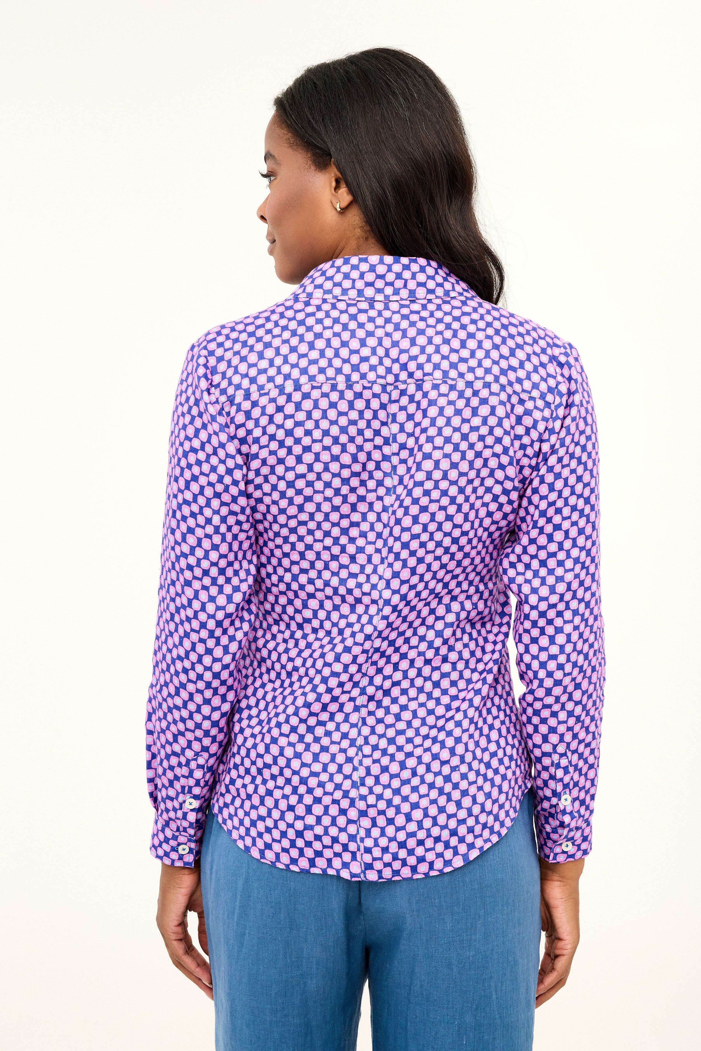 Twig Shirt - Peacock Check