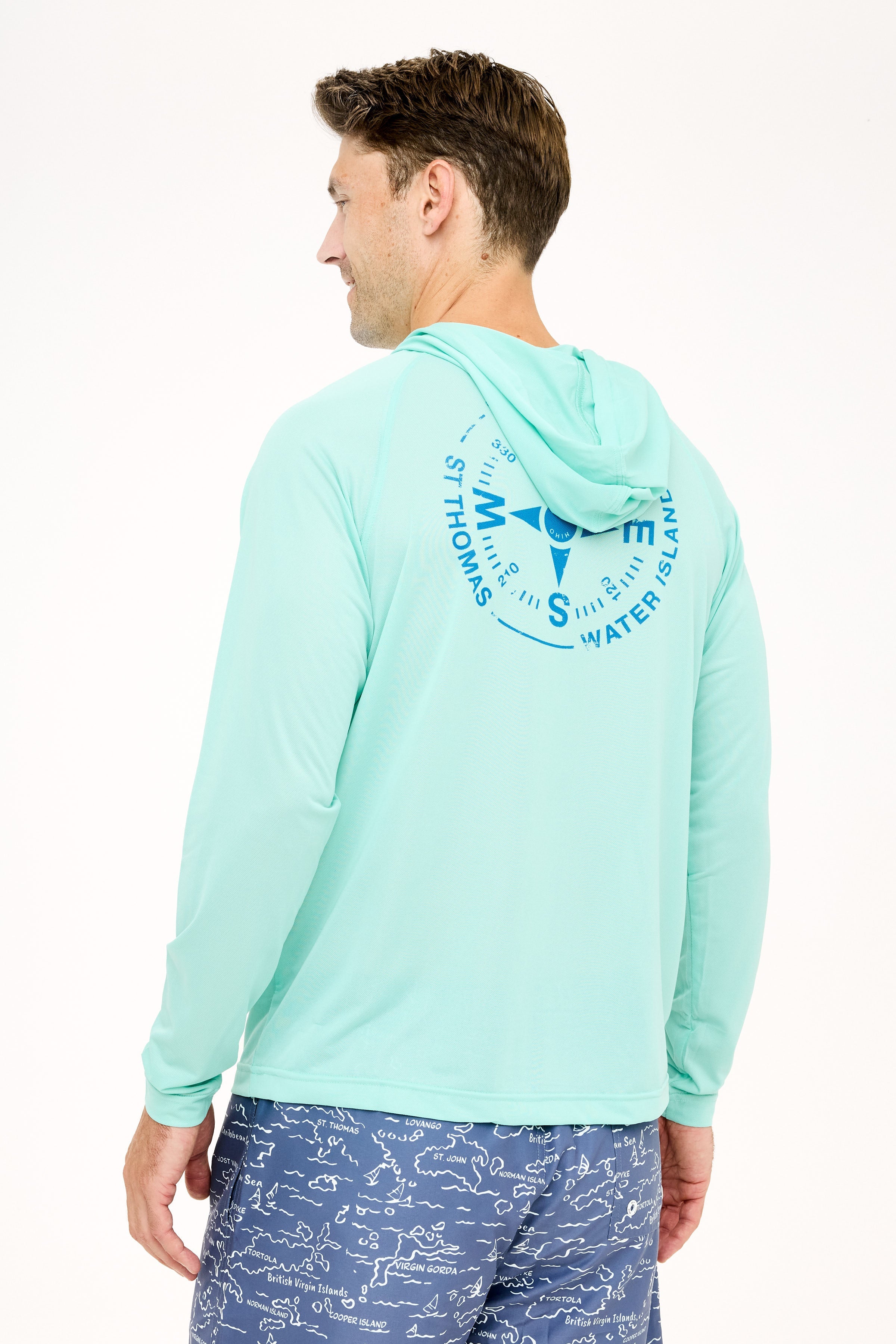 Eli Hoodie VI Compass UPF50 Top - Sea Foam