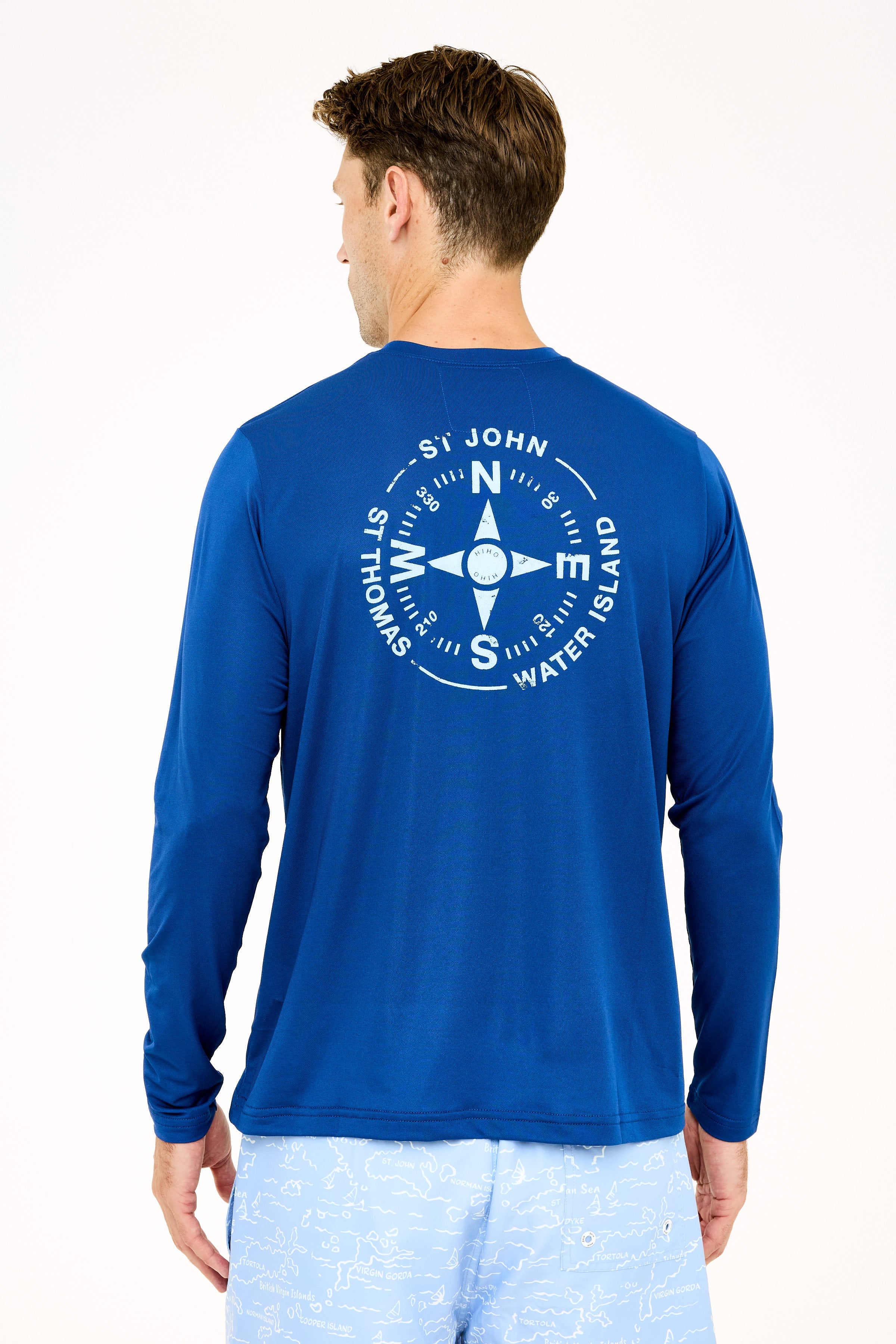 VI Compass UPF50 Shirt - Racing Blue