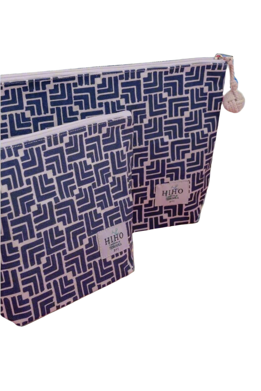 Zip Bag - Skipper Blue Bow