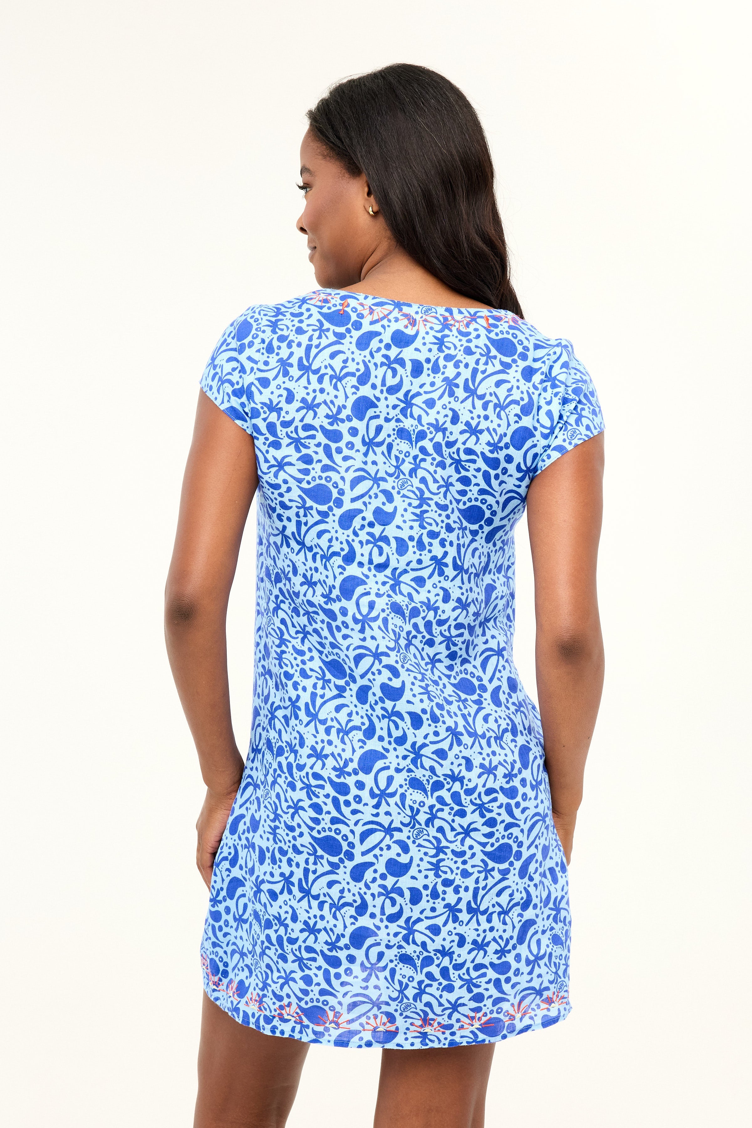Rachel Dress - Peacock Caribbean