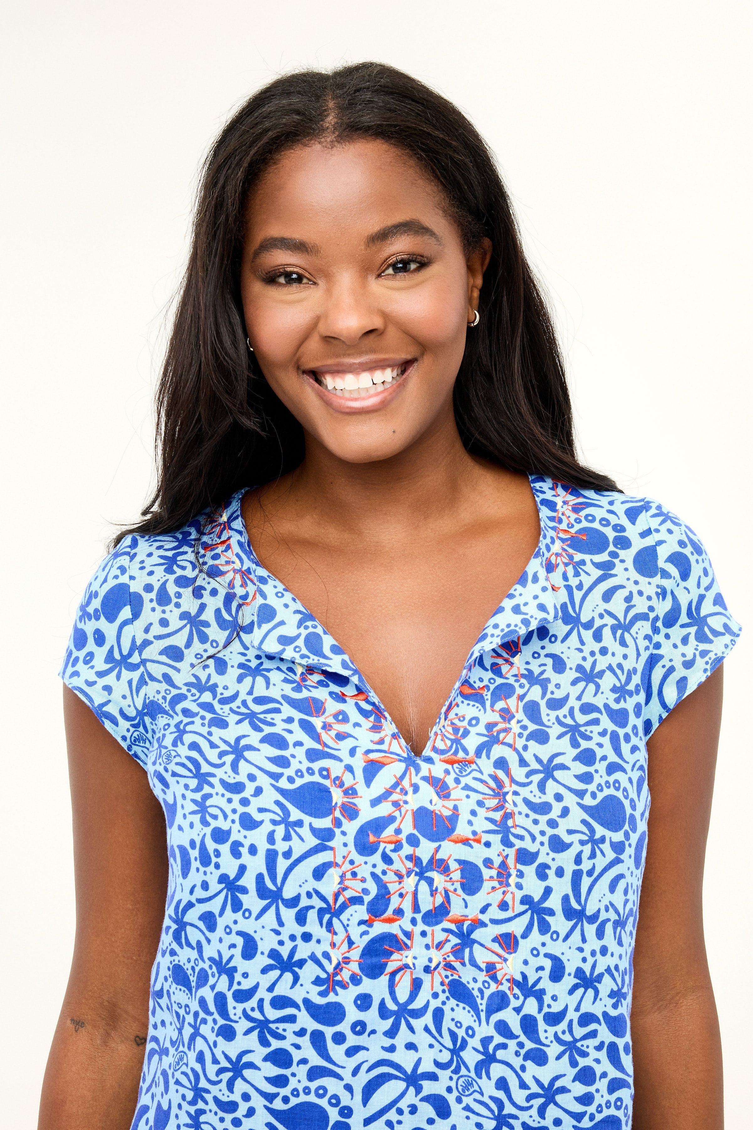 Rachel Dress - Peacock Caribbean